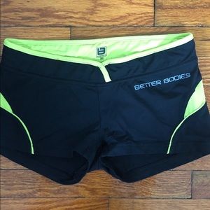 Better bodies workout shorts size medium